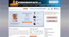 Desktop Screenshot of comemorare.ro